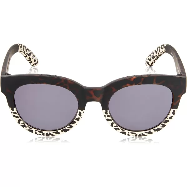 TOMS Womens Round SunglassesMatte Blonde Tort Cheetah Fade