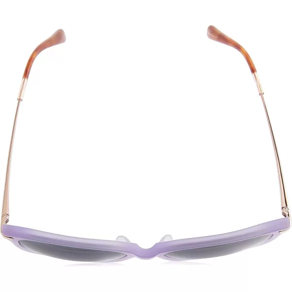 TOMS Womens Round SunglassesMatte Lavender CrystalShiny Rose Gold