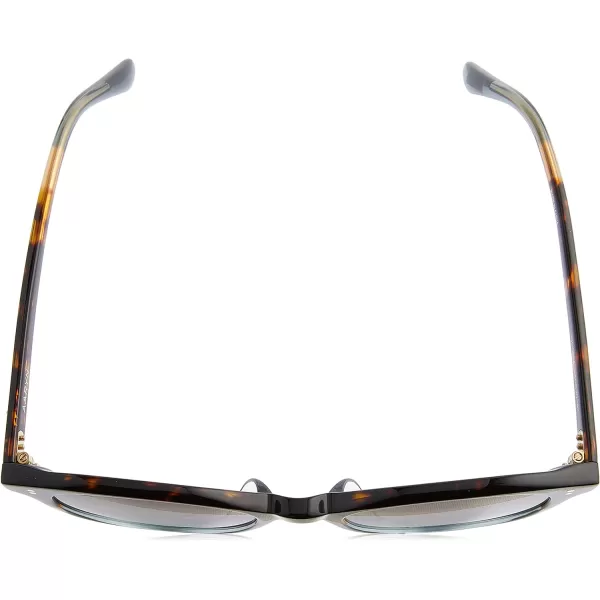 TOMS Womens Round SunglassesTortoise Ocean Grey Fade