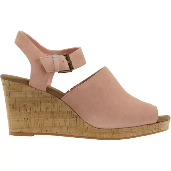 TOMS Womens Tropez Athletic Sandals Casual High Heel 3 amp Up  BeigePink