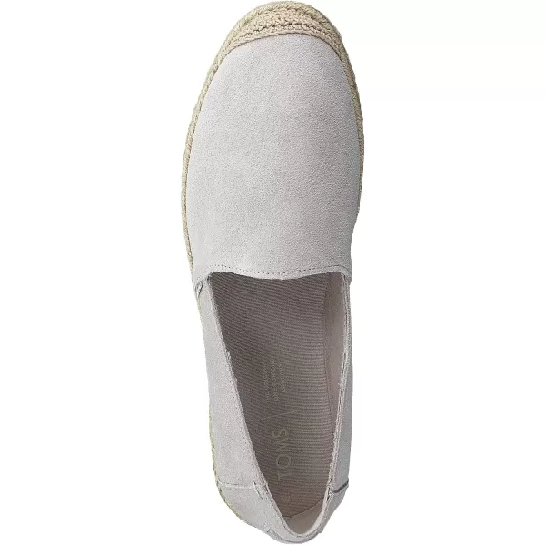TOMS womens Pismo Loafer Flat Cloud Grey 6 USTOMS womens Pismo Loafer Flat Cloud Grey 6 US