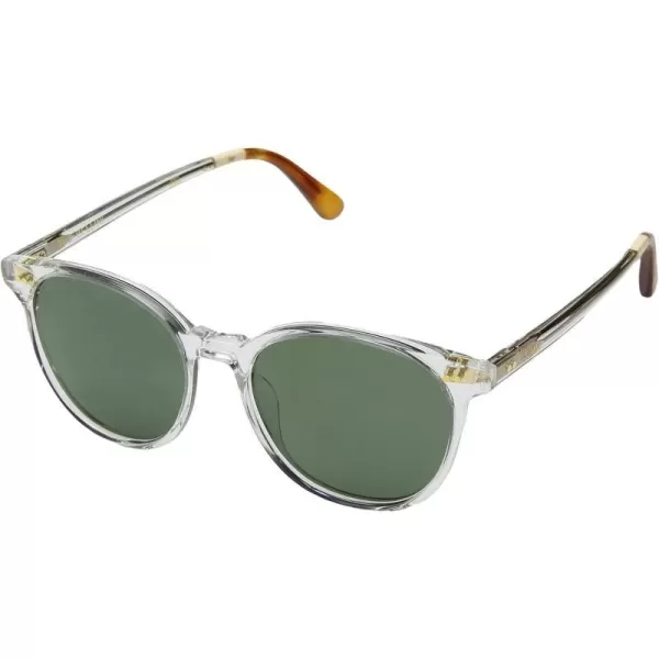 TOMS Bellini Round SunglassesVintage CrystalZeiss Green Grey Polarized