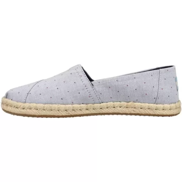 TOMS Mens Alpargata Crepe Faux Shearling SlipOnBlack Sequin