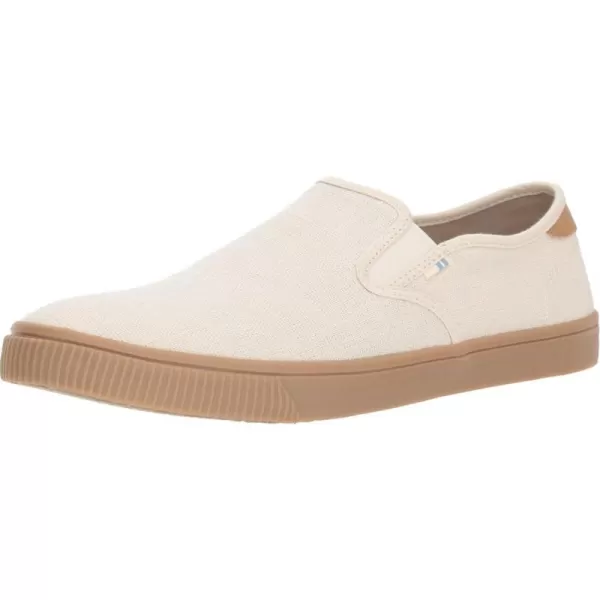 TOMS Mens Baja Slip On Sneakers Shoes Casual  BlueBirch Heritage CanvasGum