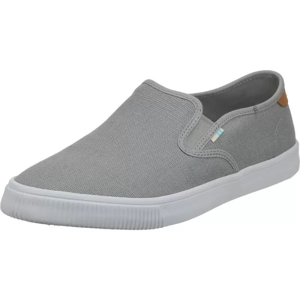 TOMS Mens Baja Slip On Sneakers Shoes Casual  BlueDrizzle Grey Heritage Canvas