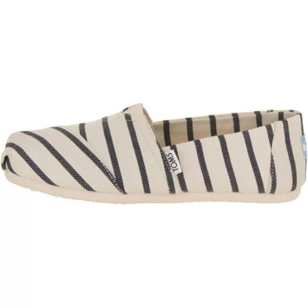 TOMS Mens Womens WhiteNavy Riviera Stripe 10011860 LoaferTOMS Mens Womens WhiteNavy Riviera Stripe 10011860 Loafer