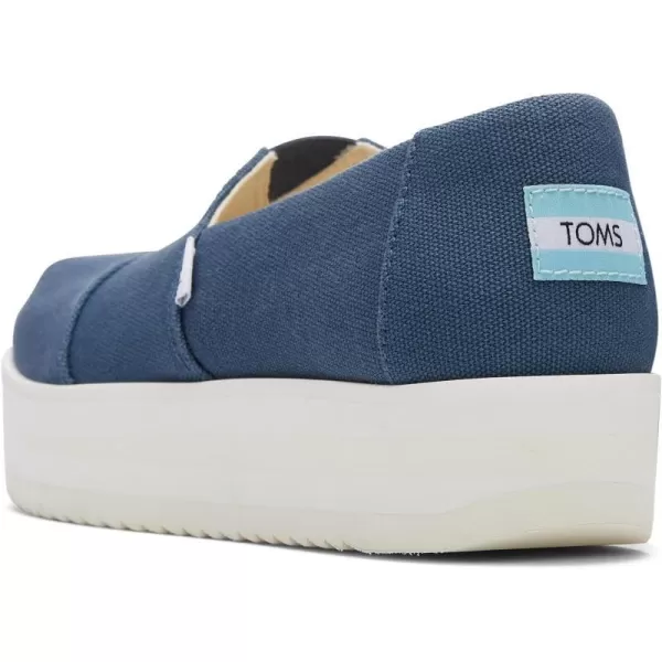 TOMS Womens Alpargata Midform SlipOnMajolica Blue