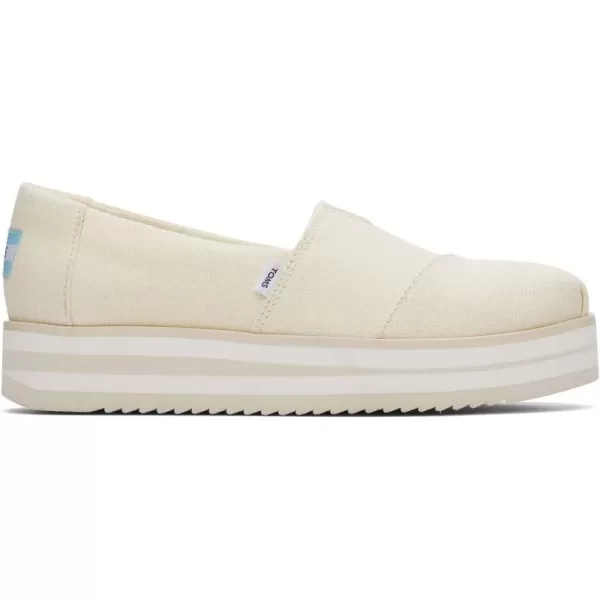 TOMS Womens Alpargata Midform SlipOnNatural Canvas