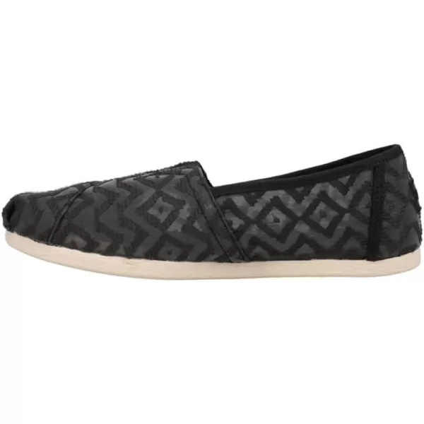 TOMS Womens Alpargata Paper Source SlipOnBlack