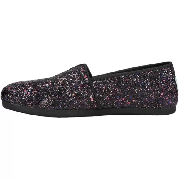 TOMS Womens Alpargata Paper Source SlipOnBlack Glitter
