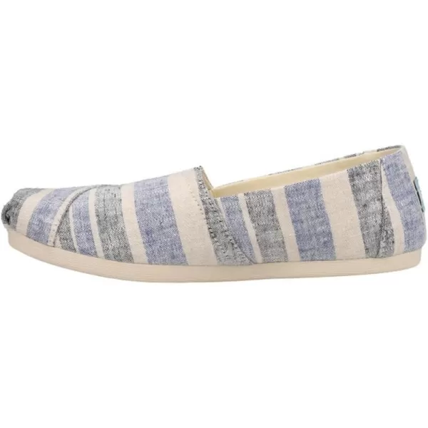 TOMS Womens Alpargata Paper Source SlipOnBlueNatural