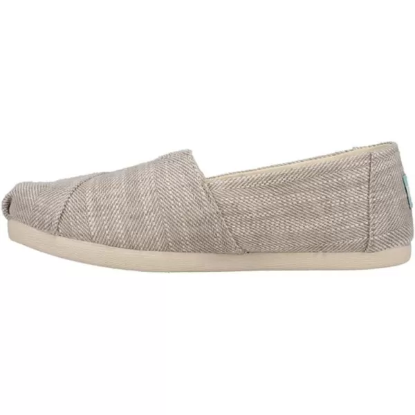 TOMS Womens Alpargata Paper Source SlipOnBrown Textured Woven