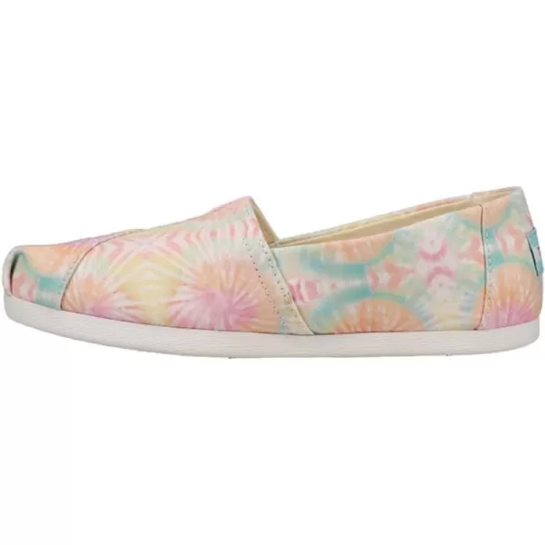 TOMS Womens Alpargata Paper Source SlipOnCandy Pink Tie Dye