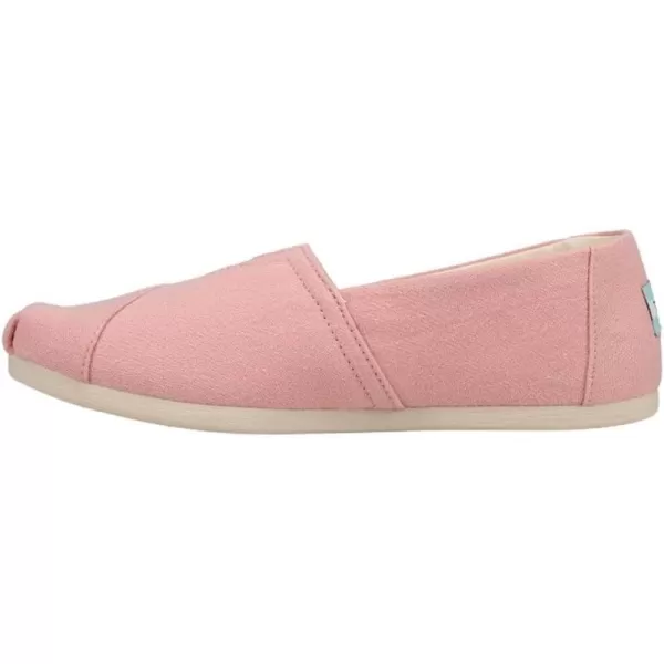 TOMS Womens Alpargata Paper Source SlipOnChalky Pink Linen Crepe