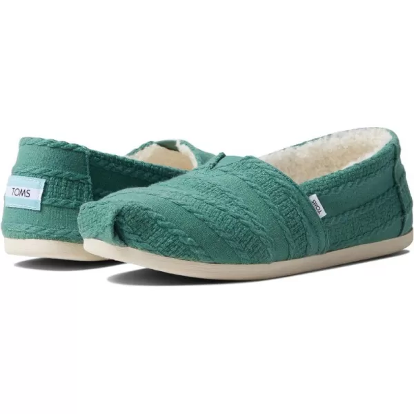 TOMS Womens Alpargata Paper Source SlipOnDark Ivy