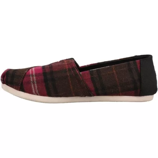 TOMS Womens Alpargata Paper Source SlipOnFuchsia Czy Plaid