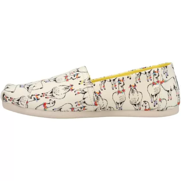 Ivory Floral Llamas Prin