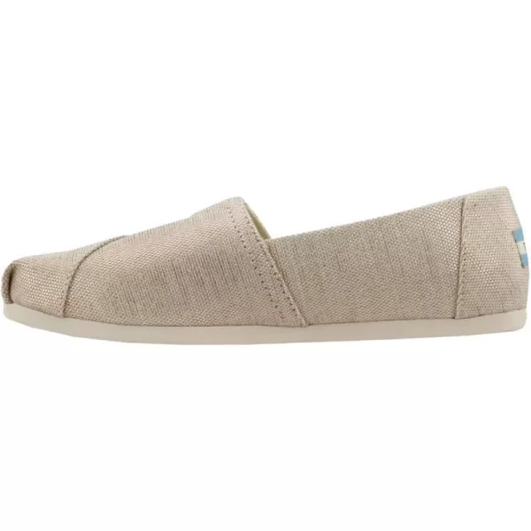 TOMS Womens Alpargata Paper Source SlipOnNatural Metallic