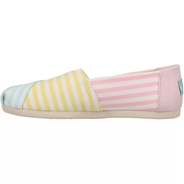 TOMS Womens Alpargata Paper Source SlipOnPastel Multi Stripe
