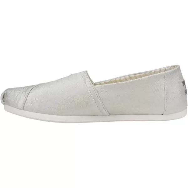 TOMS Womens Alpargata Paper Source SlipOnSilver