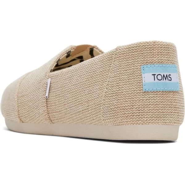 TOMS Womens Alpargata Recycled SlipOnNatural Undyed