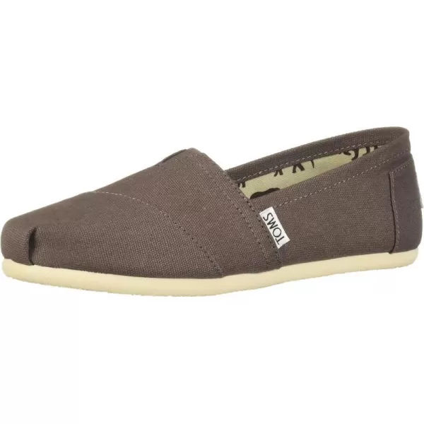 TOMS Womens Classic Core Alpargata SlipOnAsh Canvas