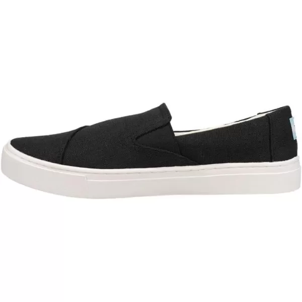 TOMS Womens Devon Slip On Sneakers Shoes Casual  BlueBlack