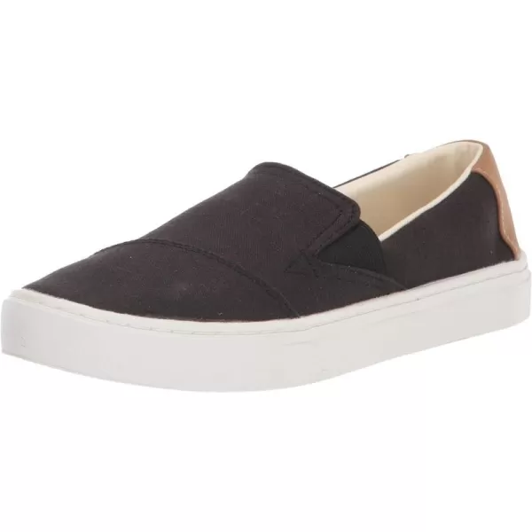 TOMS Womens Devon Slip On Sneakers Shoes Casual  BlueBlack Textured