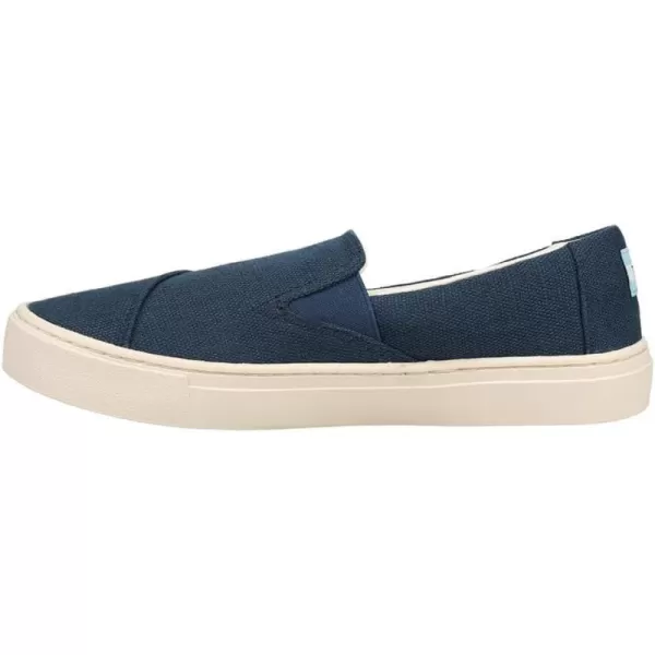 TOMS Womens Devon Slip On Sneakers Shoes Casual  BlueBlue