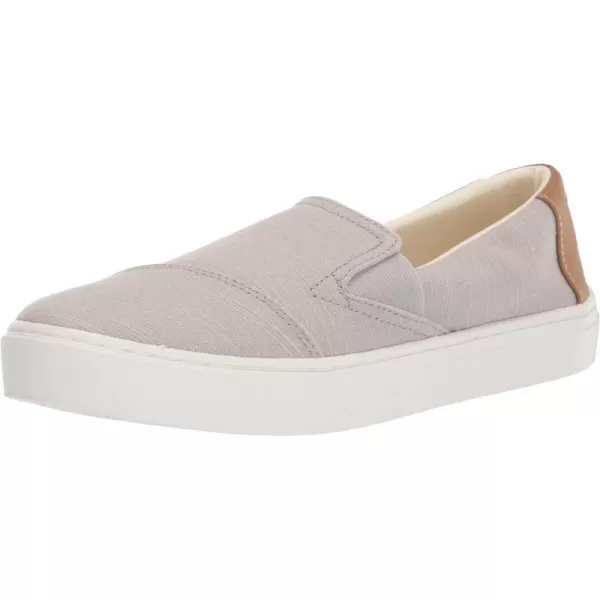 TOMS Womens Devon Slip On Sneakers Shoes Casual  BlueMid Grey Textured