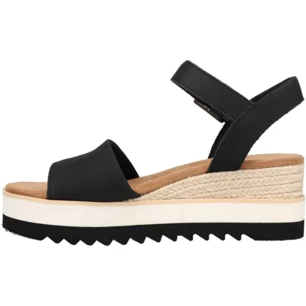 TOMS Womens Diana Espadrille Platform Athletic Sandals Casual Mid Heel 23  Black  Size 8 BTOMS Womens Diana Espadrille Platform Athletic Sandals Casual Mid Heel 23  Black  Size 8 B