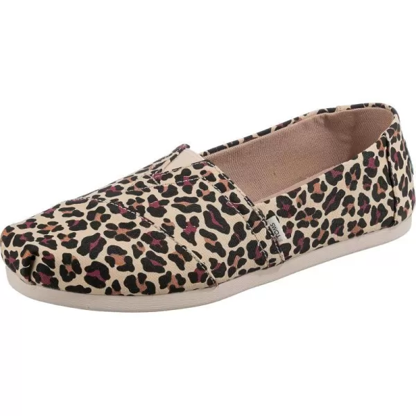 TOMS Womens Glitter Cheetah Print Womens Classics 10014953Beige Classic Leopard Print