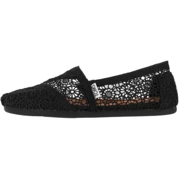 TOMS Womens Glitter Cheetah Print Womens Classics 10014953Black