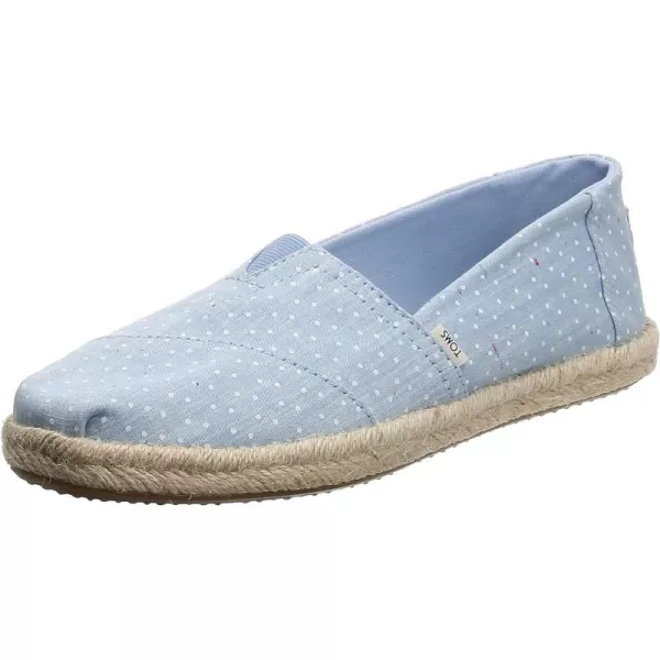 TOMS Womens Glitter Cheetah Print Womens Classics 10014953Bliss Blue