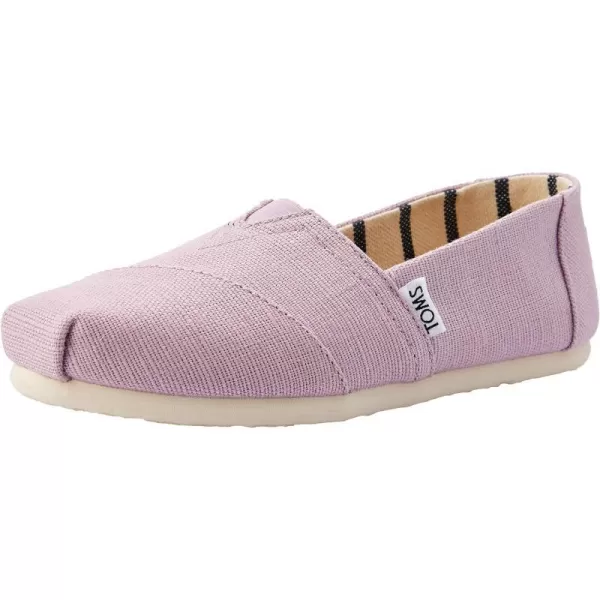 TOMS Womens Glitter Cheetah Print Womens Classics 10014953Soft Lilac Heritage Canvas