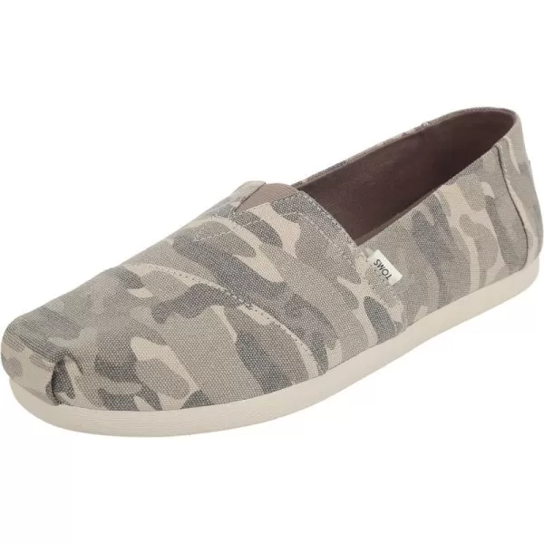 TOMS Womens Glitter Cheetah Print Womens Classics 10014953Taupe Grey Forest Camo