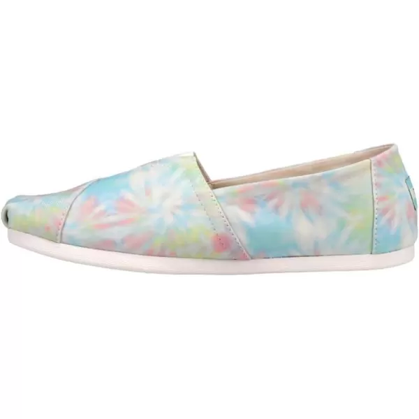 TOMS Womens Glitter Cheetah Print Womens Classics 10014953WhiteMulti Tie Dye Jersey Fabric