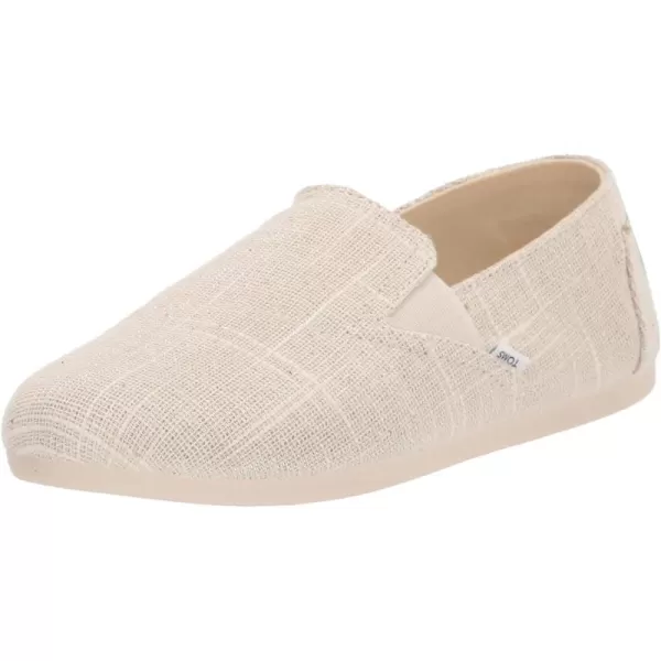 TOMS Womens Redondo Slip On Flats Casual  PinkNatural Metallic