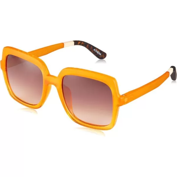 TOMS Womens Round SunglassesMatteShiny Honeycomb Crystal Fade
