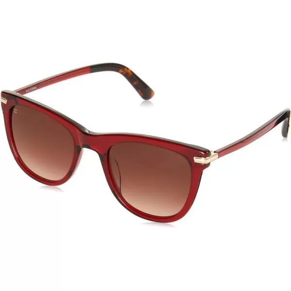 TOMS Womens Round SunglassesRosewood CrystalShiny Gold