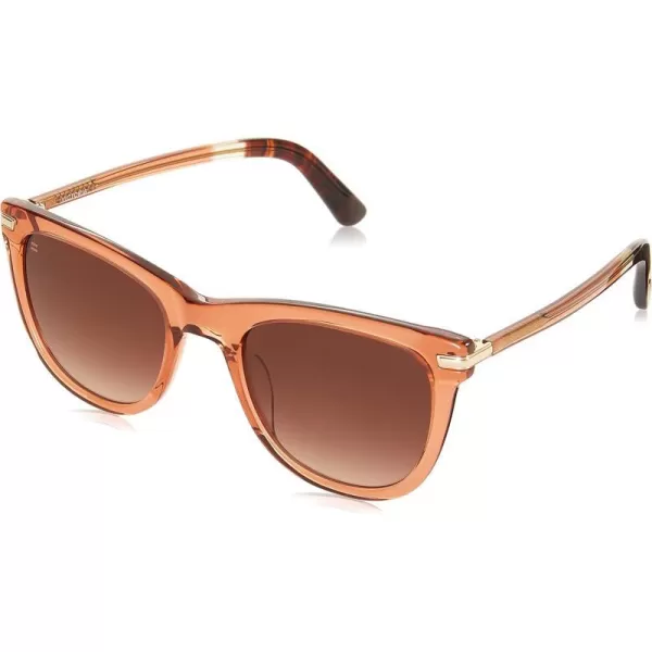 TOMS Womens Round SunglassesTerracotta CrystalShiny Gold