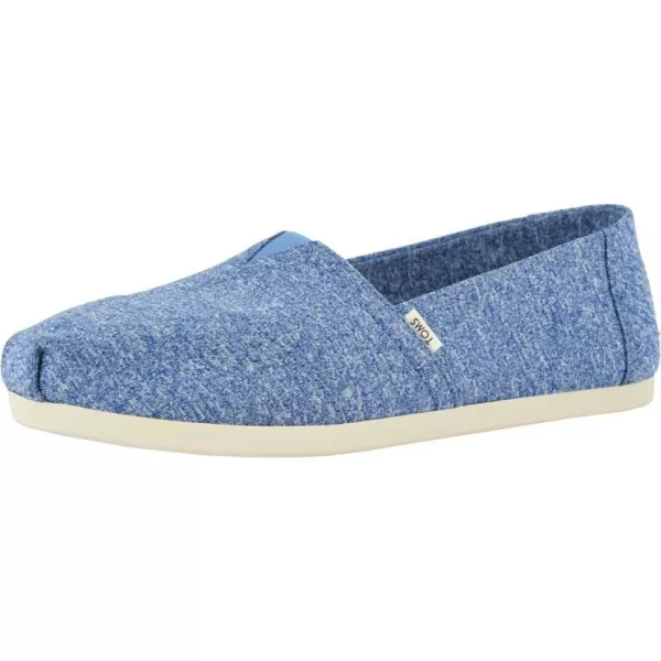 TOMS Womens Tropez Athletic Sandals Casual High Heel 3 amp Up  BeigeVallarta Blue Knit