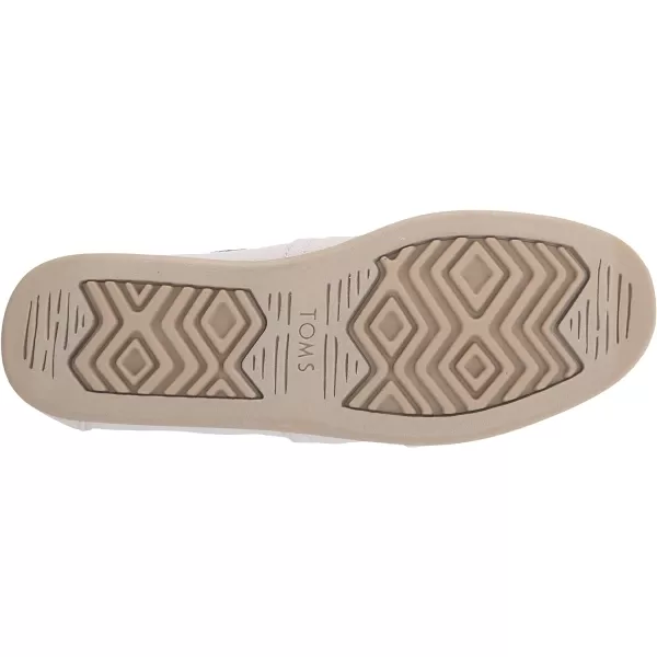 TOMS Mens Alpargata  BlackCloud Grey Washed Canvas Stripe Trim