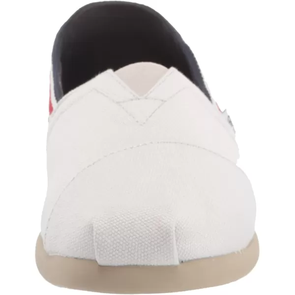 TOMS Mens Alpargata  BlackCloud Grey Washed Canvas Stripe Trim