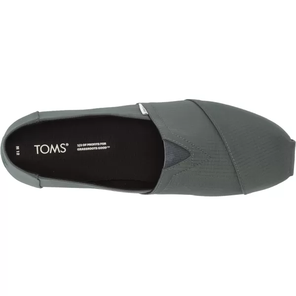 TOMS Mens Alpargata  BlackDark Forest Green