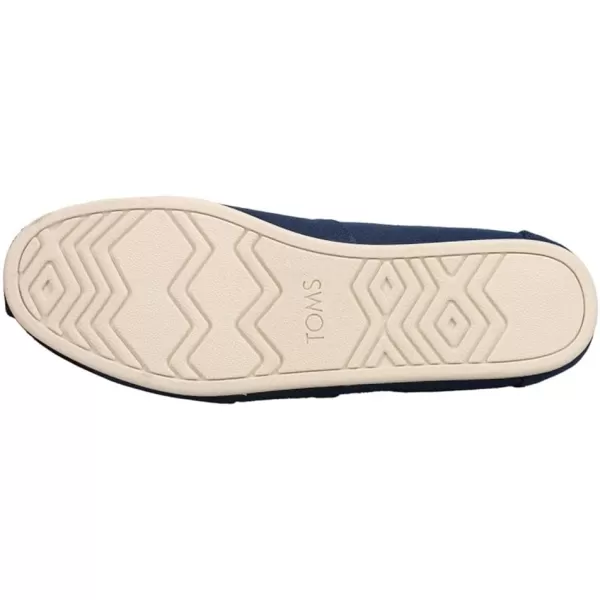 TOMS Mens Alpargata  BlackNavy Recycled Cotton Canvas