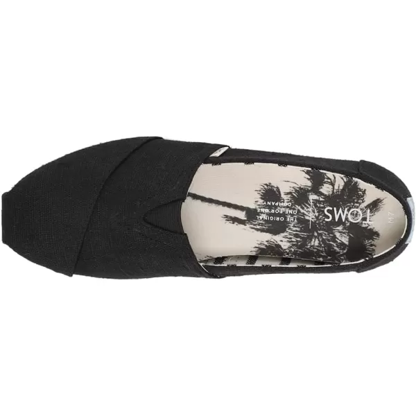 TOMS Mens Alpargata Slip On Casual Shoes  BlackBlack