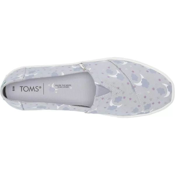 TOMS Womens Alpargata Cupsole SlipOnArtic Ice Foil