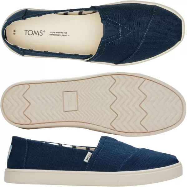 TOMS Womens Alpargata Cupsole SlipOnArtic Ice Foil