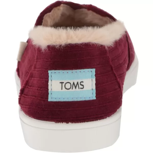 TOMS Womens Alpargata Cupsole SlipOnBurgundy